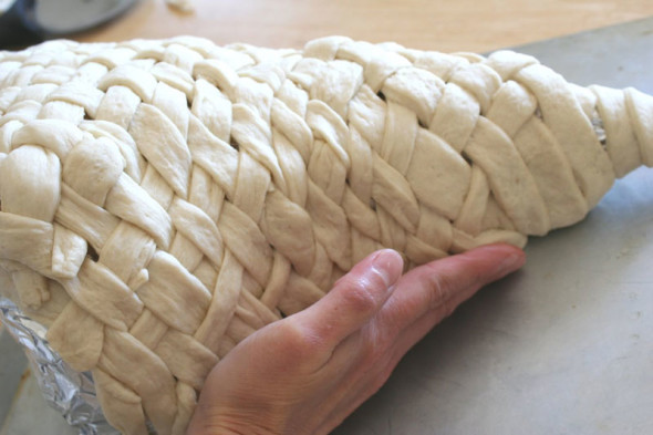 DIY bread cornucopia