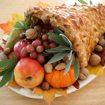 Make a Bread Cornucopia for Thanksgiving