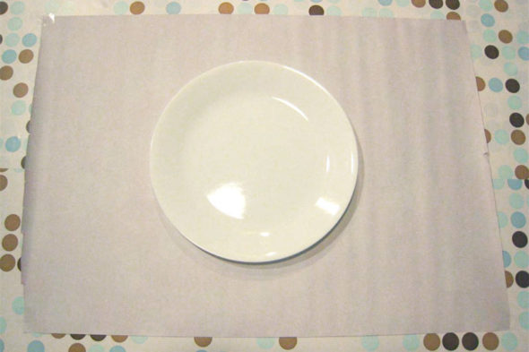 Football shaped table mats for your Super Bowl party