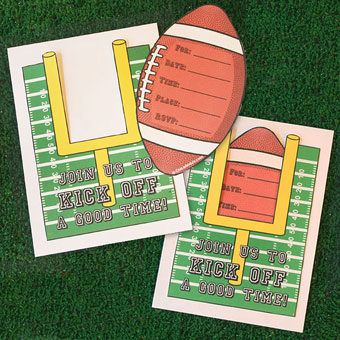 Printable Football Party Invitation