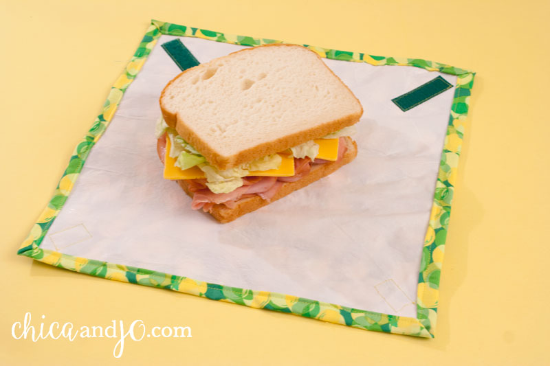 How To Wrap A Sandwich, No Plastic Baggie - On The Go Bites