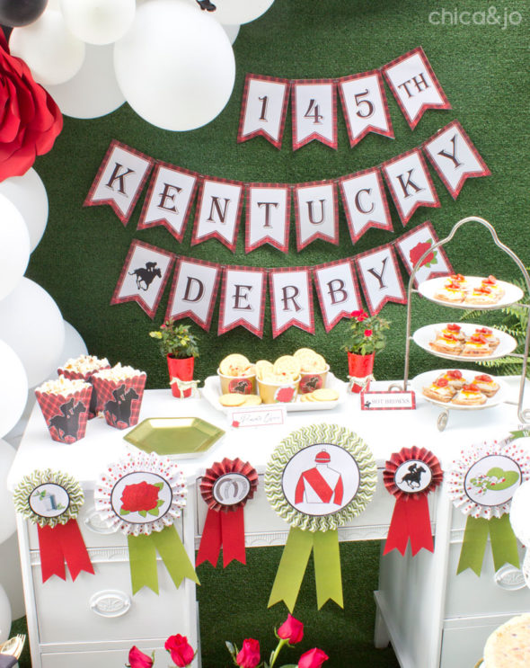 Kentucky Derby party printables ideas