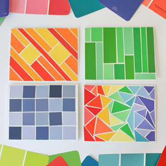 Paint Chip Greeting Cards