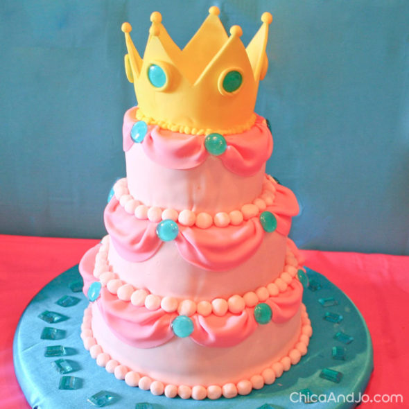 Princess Peach Birthday Cake