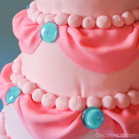 Princess Peach birthday cake