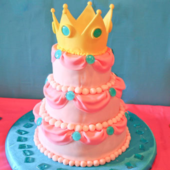 Princess Peach Birthday Cake