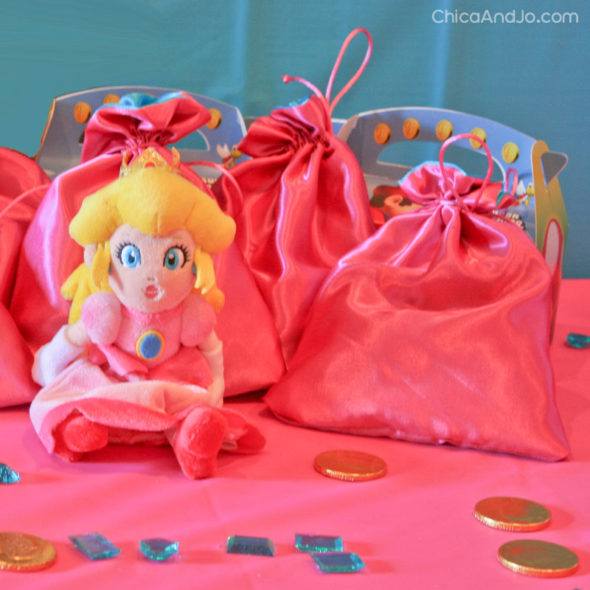 Super Mario birthday party featuring Princess Peach