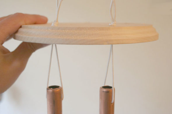 DIY copper wind chimes tutorial