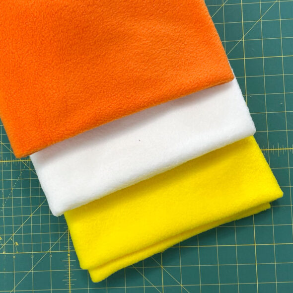 easy sew candy corn costume for toddlers last minute