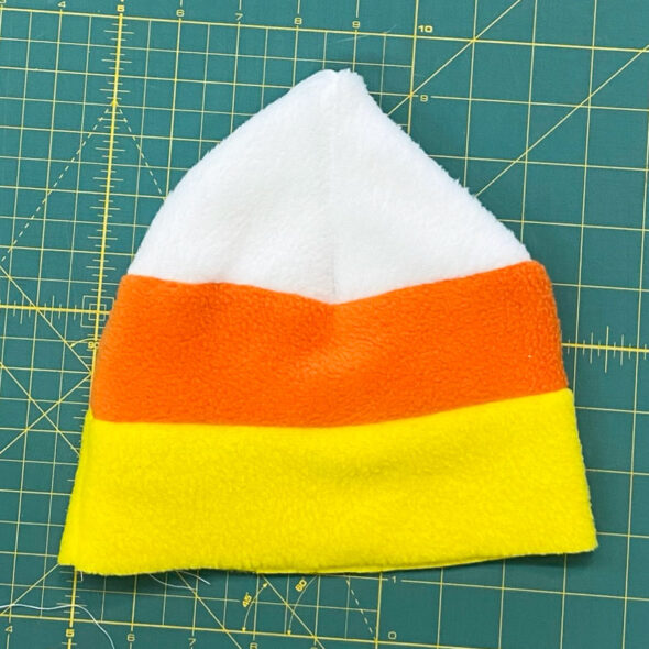 easy sew candy corn costume for toddlers last minute