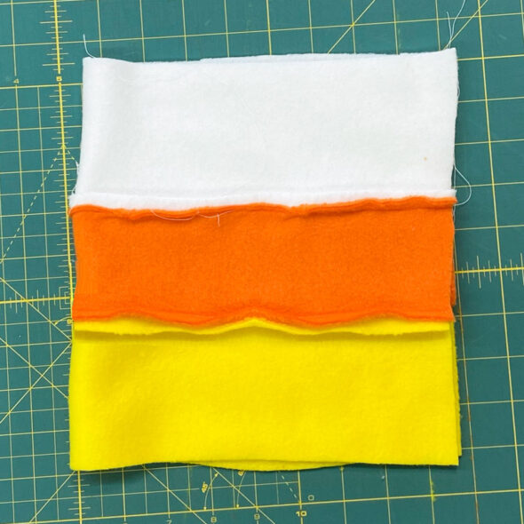 easy sew candy corn costume for toddlers last minute