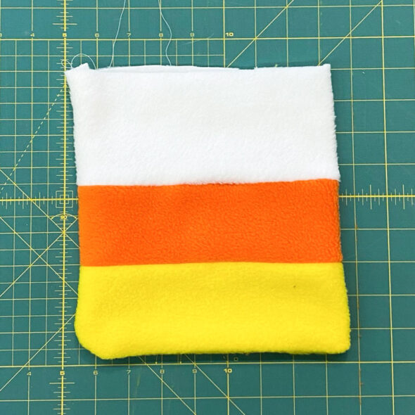 easy sew candy corn costume for toddlers last minute