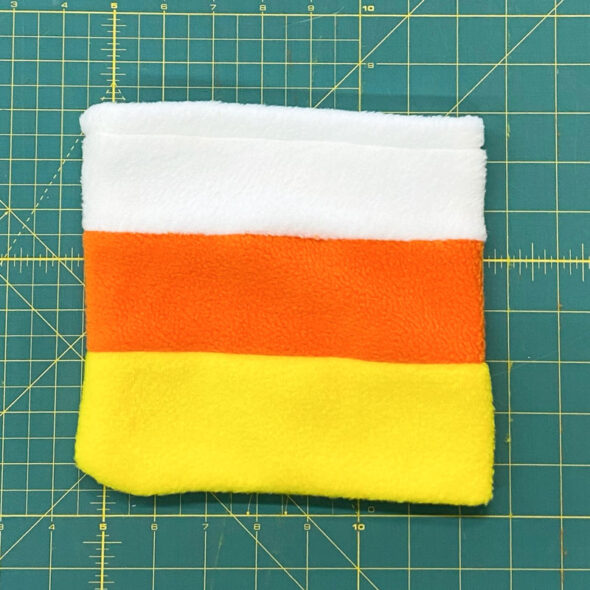 easy sew candy corn costume for toddlers last minute