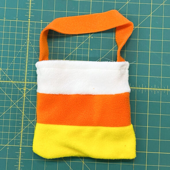 easy sew candy corn costume for toddlers last minute