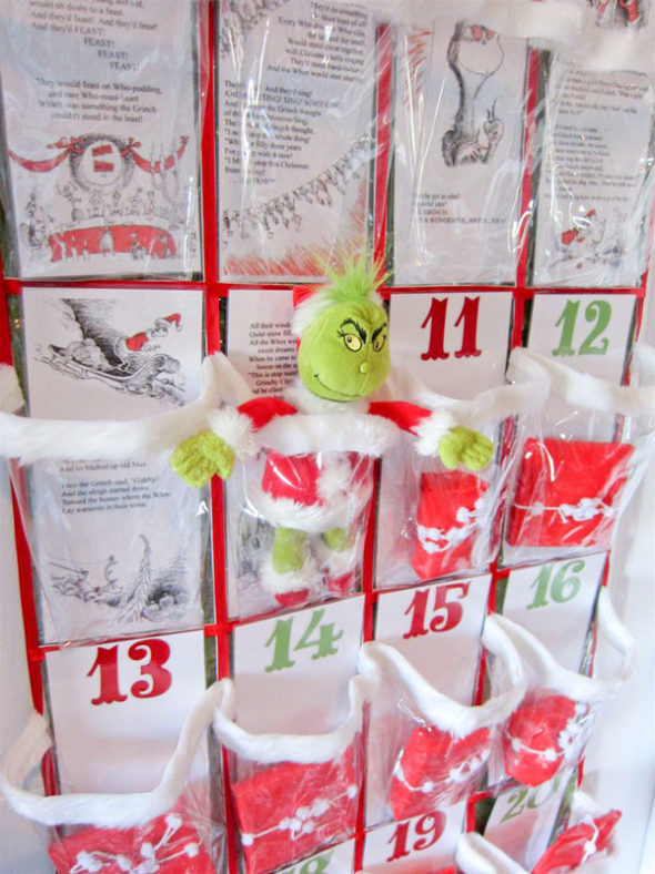 Grinch Advent calendar