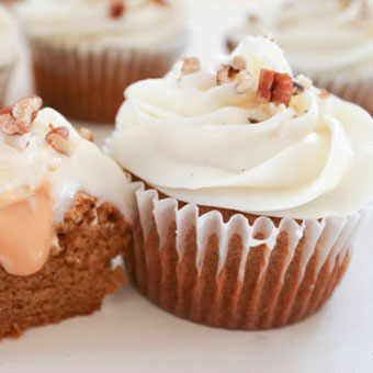 Pumpkin Maple Cupcakes