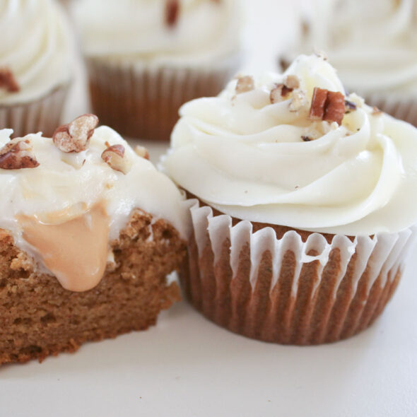 Pumpkin Maple Cupcakes