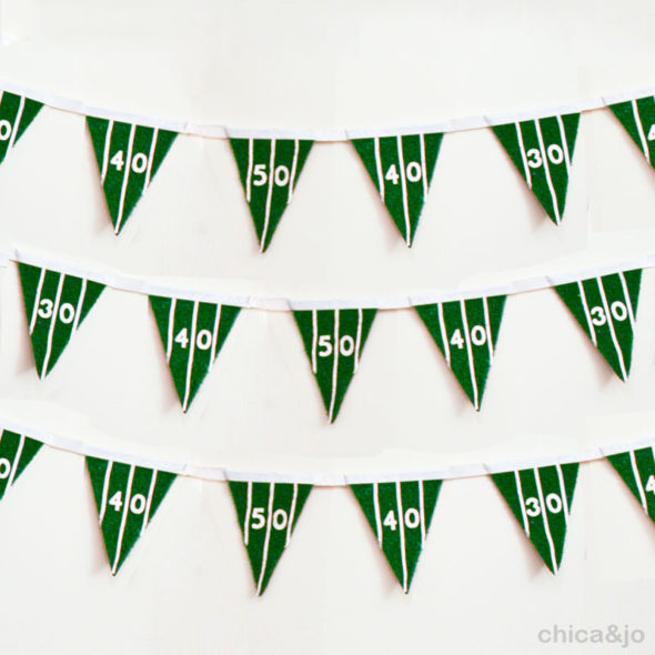New & Sealed 20Ft 6M Long Football Pennant Flag Bunting Party Decoration