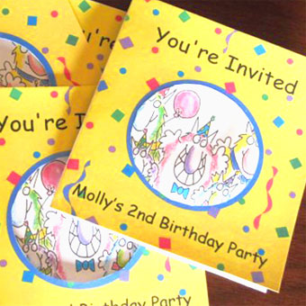 Birthday Monsters! Invitation