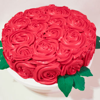 Kentucky Derby Rose Cake