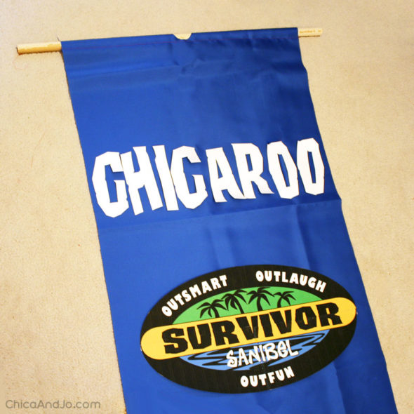 how to make Survivor tribe flags