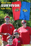 How to Make Survivor Buffs and Tribe Flags | Chica and Jo
