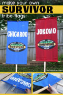 How to Make Survivor Buffs and Tribe Flags | Chica and Jo