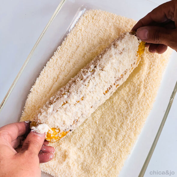 Easy Elotes recipe for grilled Mexican street corn