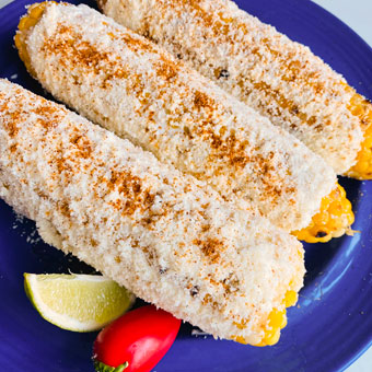 Easy Elotes Recipe (Grilled Mexican Street Corn)