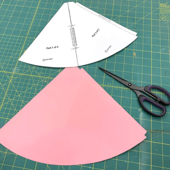 Make your own large custom party hats