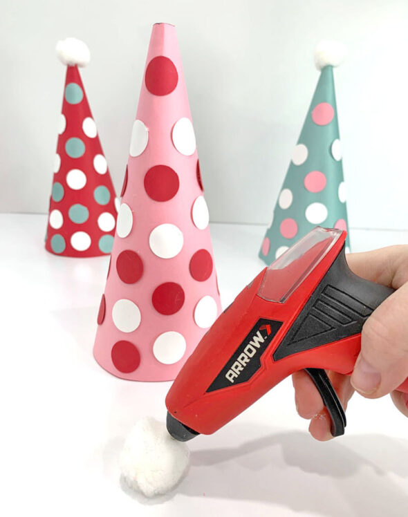 Make your own large custom party hats