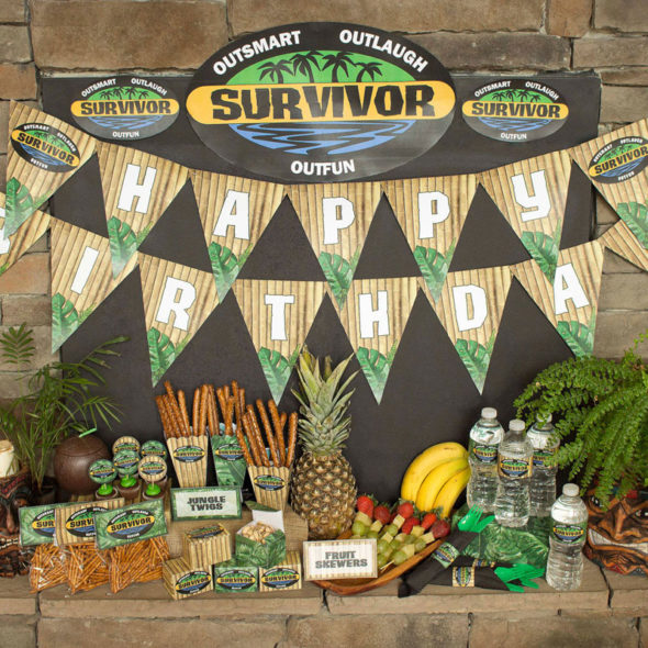 Survivor party ideas printable party decor