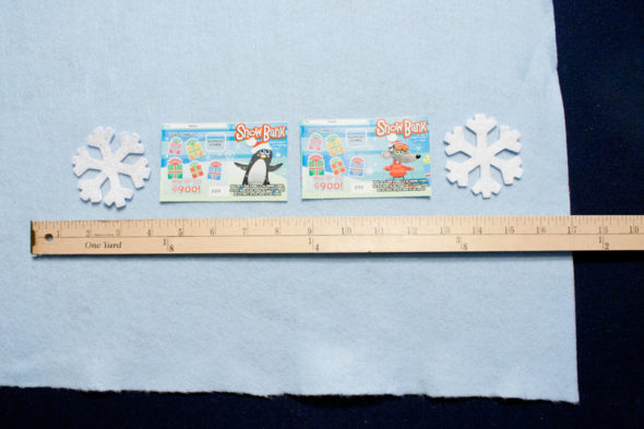 Lottery ticket Advent calendar