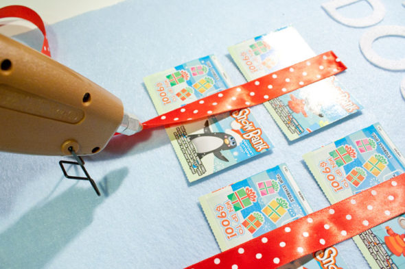 Lottery ticket Advent calendar