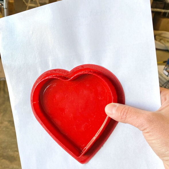 Geeky heart candy box for Valentine's Day