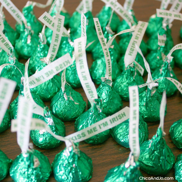 St. Patrick's Day Kiss Me, I'm Irish Hershey's Kisses