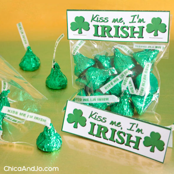 St. Patrick's Day Kiss Me, I'm Irish Hershey's Kisses