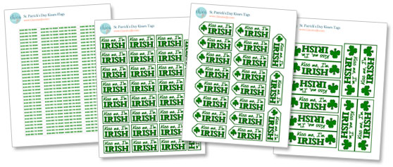 St. Patrick's Day Kiss Me, I'm Irish Hershey's Kisses
