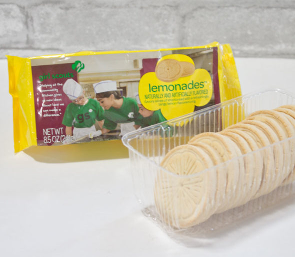 Lemonades Girl Scout cookie cupcake recipe