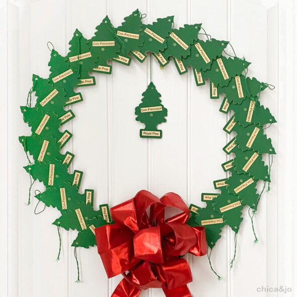 Pine Tree Air Freshener Christmas Wreath