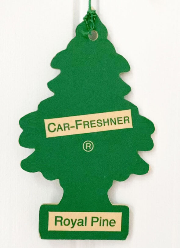 Pine tree air freshener Christmas wreath
