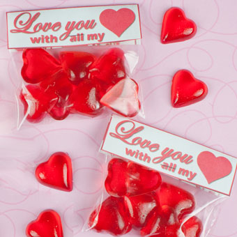 Valentines Day Heart Shaped Candy