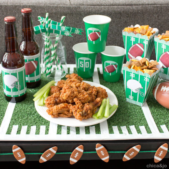 Super Bowl party ideas free party printables