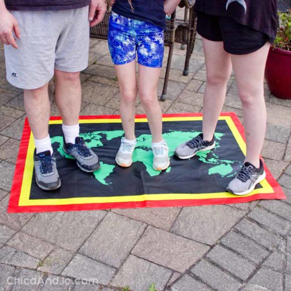 Amazing Race pit stop mat