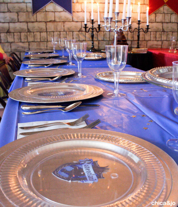 Harry Potter party ideas Great Hall tables
