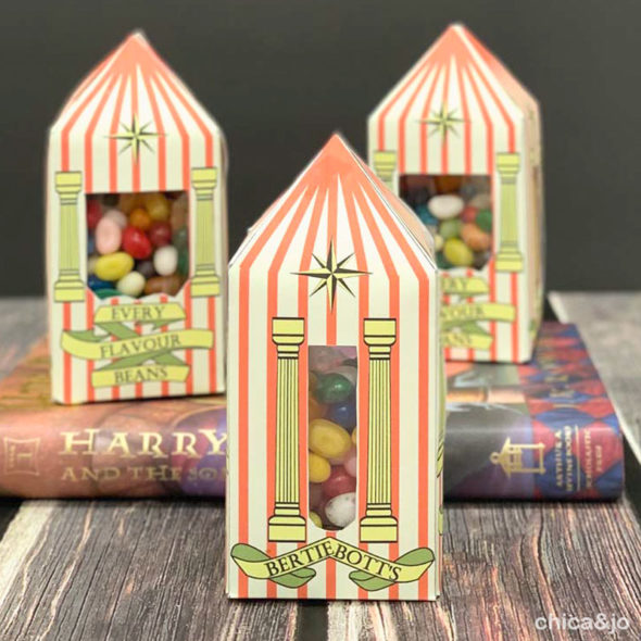 Harry Potter party ideas Bertie Bott's Every Flavor Beans printable