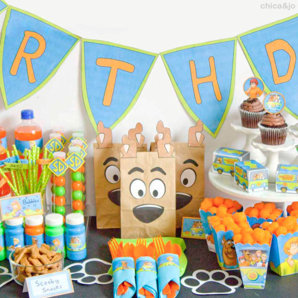 Scooby Doo Birthday Party Ideas and Printables