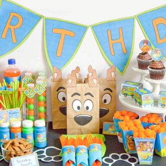 Scooby Doo Birthday Party Ideas and Printables