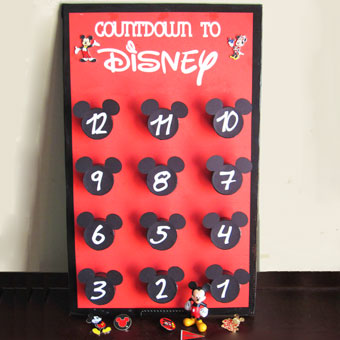 Disney Pin Trading Countdown Board