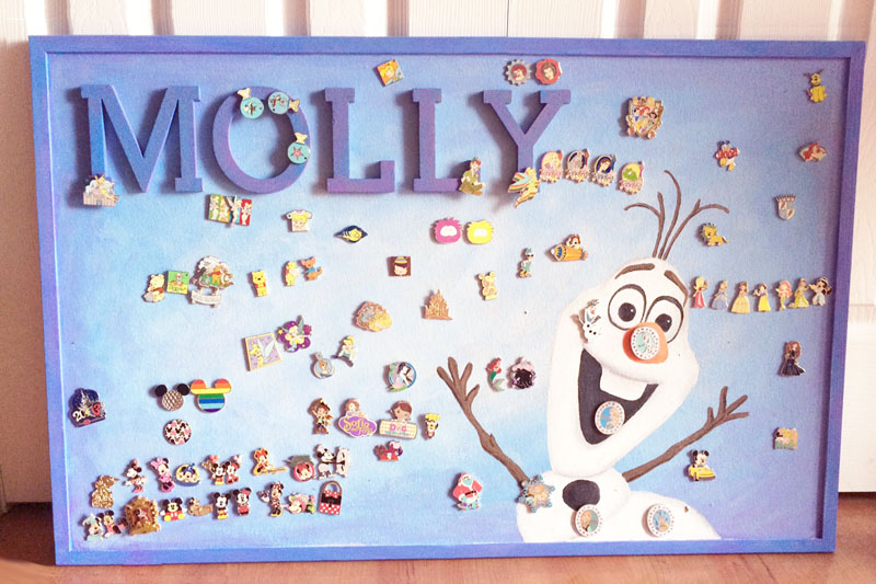 Disney Pin Board Display!  Disney room decor, Disney pin display, Disney  pins